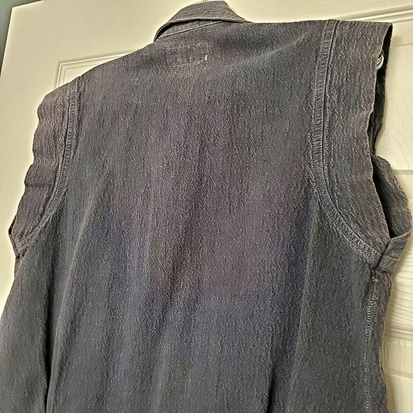 Vintage EXTRA Authentic Sportwear Denim Vest 80's - Picture 5 of 10